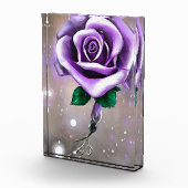 Bloc Photo Rose Pourpre Simple (Droite)