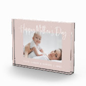 Bloc Photo Rose roux| Script moderne Bonne fête des mères (Droite)