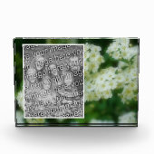 Bloc Photo Roses Blanches Sauvages Roulantes Ajoutez-Vous Vos (Devant)