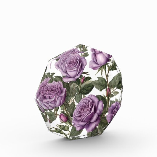 Bloc Photo Roses de Rose pourpre, (Gauche)