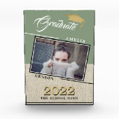 Bloc Photo Rustique Moderne Green Graduate Graduate (Devant)