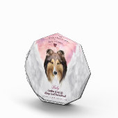 Bloc Photo Sable Rough Collie Angel Portrait - Pet Memorial (Droite)