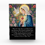 Bloc Photo Sacred Heart of Mary, Immaculate Heart Devotion (Devant)