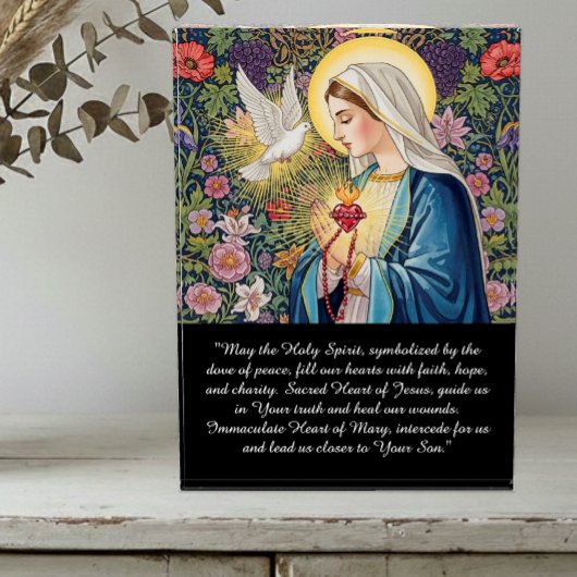 Bloc Photo Sacred Heart of Mary, Immaculate Heart Devotion