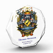 Bloc Photo Safe Driver Award Truck Driver Recognition (Gauche)