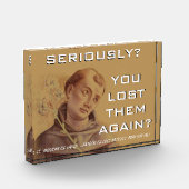 Bloc Photo Saint Anthony humoristique de Padoue (Gauche)