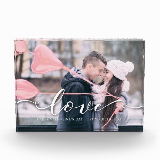 Bloc Photo Saint Valentin sur mesure (Devant)