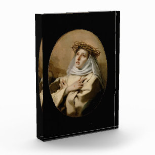 Bloc Photo Sainte-Catherine de Sienne Catherine de Tiepolo