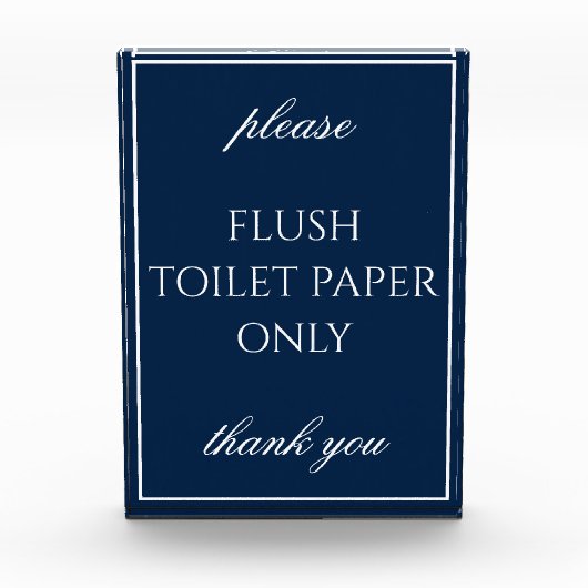 Bloc Photo Salle de bain classique simple bleu foncé bloc sep (Devant)