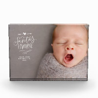 Santas Favori Nouveau bébé Annouement de naissance