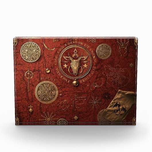 Bloc Photo Sceau de l'Ordre Caché (Devant)