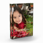 Bloc Photo Scénario Moderne de Joyeux Noël (Gauche)