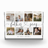 Bloc Photo Script cardiaque père fils | Collage de la grille (Devant)