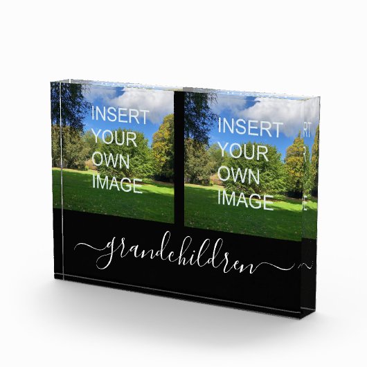 Bloc Photo Script Custom Two Photo Grandchildren (Droite)