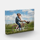 Bloc Photo Script d'amour photo personnalisé (Gauche)