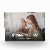 Bloc Photo Script de grand-mère mignon personnalisé (Devant)