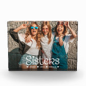 Bloc Photo Script de soeurs modernes (Devant)