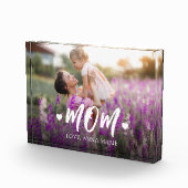 Bloc Photo Script de typographie de citation mignonne Maman (Droite)