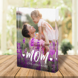 Bloc Photo Script de typographie de maman mignonne personnali