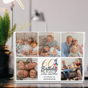 Bloc Photo Script de typographie pour collage de photos d'ann