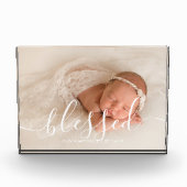 Bloc Photo Script élégant Ajouter votre propre photo (Devant)