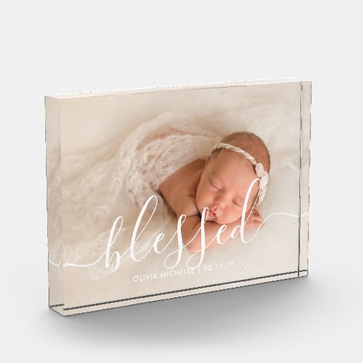 Bloc Photo Script élégant Ajouter votre propre photo (Gauche)