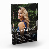 Bloc Photo Script élégant de définition de copine (Gauche)