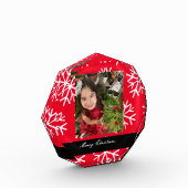 Bloc Photo Script Flocons de Noël Joyeux Noël  (Gauche)