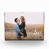 Bloc Photo Script Love Couples personnalisés (Devant)