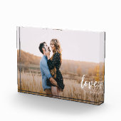 Bloc Photo Script Love Couples personnalisés (Droite)