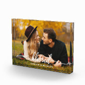 Bloc Photo Script moderne bienheureux en couple (Droite)