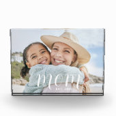 Bloc Photo Script Moderne de Maman Personnalisée (Devant)