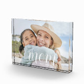 Bloc Photo Script Moderne de Maman Personnalisée (Droite)