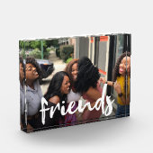 Bloc Photo Script Pinceau Photo Friends (Gauche)