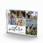 Bloc Photo Script Soeurs | Photo Collage de soeurs (Droite)