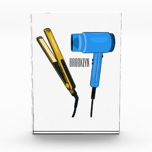 Bloc Photo Sèche-cheveux & lisseuse-cheveux illustration (Devant)