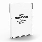 Bloc Photo Selectively Social Statement Typography Design (Gauche)