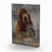 Bloc Photo Séparateur irlandais avec bécasse (Droite)