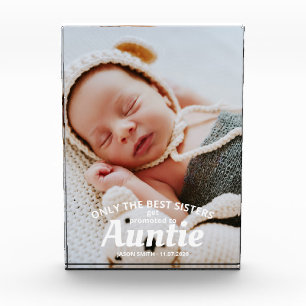 Bloc Photo Seules Les Meilleures Soeurs Promues À Tante Bébé