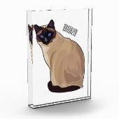 Bloc Photo Siamese cat cartoon (Gauche)