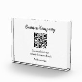 Bloc Photo Simple business company website barcode QR add nam (Droite)