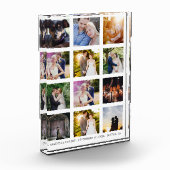 Bloc Photo Simple Cadeau de Collage de 12 Photos (Gauche)