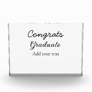 Bloc Photo Simple congratulation graduation add your