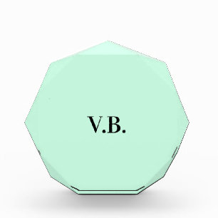 Bloc Photo Simple couleur unie ajouter nom texte monogramme