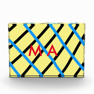 Bloc Photo Simple monogramme ajouter votre nom lettre man min