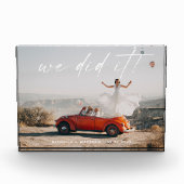 Bloc Photo Simple Nous avons fait la réception de mariage Pho (Devant)