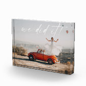 Bloc Photo Simple Nous avons fait la réception de mariage Pho (Droite)