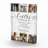 Bloc Photo Sister Dictionary Définition Photo Collage Marbre (Droite)