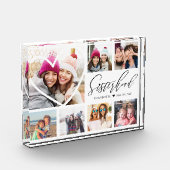 Bloc Photo Sisterhood Script BFFs Heart 7 Photo Grid Collage (Gauche)