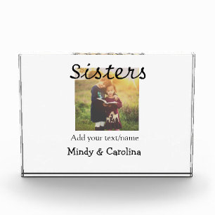 Bloc Photo Sisters besties BFF ajouter nom de la photo nom fa